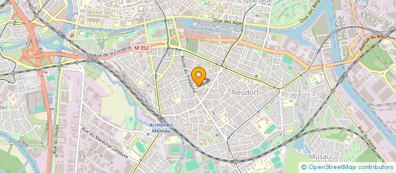 localisation de l'entreprise MADAME AUDREY BILDSTEIN à STRASBOURG
