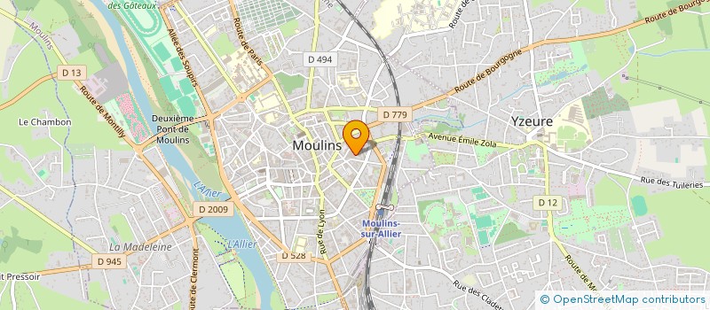 localisation de l'entreprise MADAME AUDREY BILLARDON à MOULINS