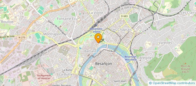 localisation de l'entreprise MADAME AUDREY BLANC  BESANCON