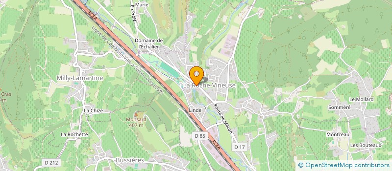 localisation de l'entreprise MADAME AUDREY BLANCHARD  LA ROCHE-VINEUSE