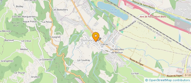 localisation de l'entreprise MADAME AUDREY BLANCHER  DOMANCY