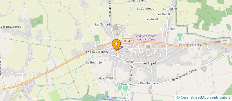 localisation de l'entreprise MADAME AUDREY BLANQUET  LOIRE-AUTHION