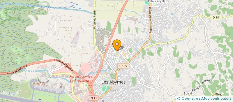 localisation de l'entreprise MADAME AUDREY BLONBOU  LES ABYMES