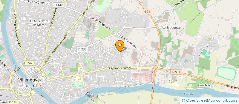 localisation de l'entreprise MADAME AUDREY BLOUIN  VILLENEUVE-SUR-LOT