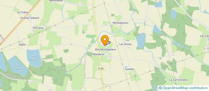 localisation de l'entreprise MADAME AUDREY BOCHARD  SAINT-TRIVIER-SUR-MOIGNANS