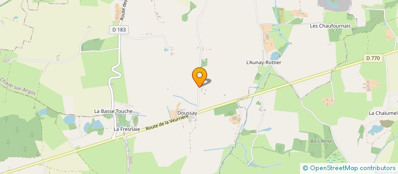 localisation de l'entreprise MADAME AUDREY BODINIER  CHAZE-SUR-ARGOS