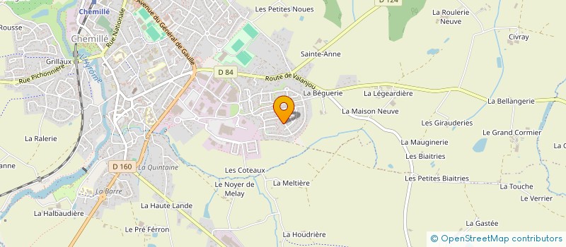 localisation de l'entreprise MADAME AUDREY BODY  CHEMILLE-EN-ANJOU