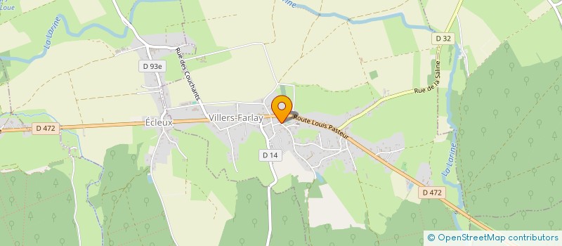 localisation de l'entreprise MADAME AUDREY BOLARD à VILLERS-FARLAY