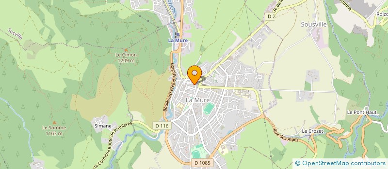 localisation de l'entreprise MADAME AUDREY BONANNI  LA MURE