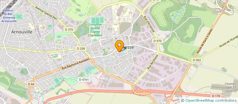 localisation de l'entreprise MADAME AUDREY BONELLO  GONESSE