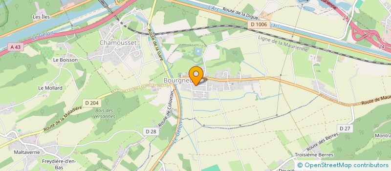 localisation de l'entreprise MADAME AUDREY BONFILS  BOURGNEUF