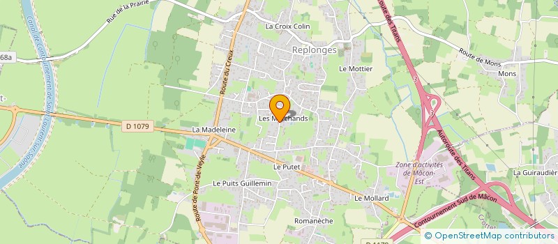 localisation de l'entreprise MADAME AUDREY BONHOMME à REPLONGES