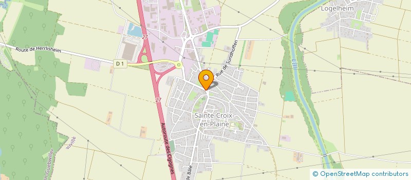 localisation de l'entreprise MADAME AUDREY BONLEUX  SAINTE-CROIX-EN-PLAINE