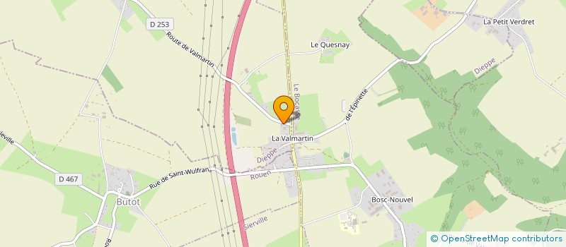 localisation de l'entreprise MADAME AUDREY BONNARD  SAINT-OUEN-DU-BREUIL