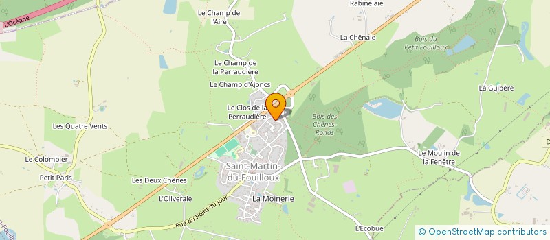 localisation de l'entreprise MADAME AUDREY BONNEAU  SAINT-MARTIN-DU-FOUILLOUX