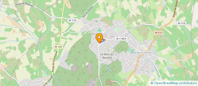 localisation de l'entreprise MADAME AUDREY BONNEL  LA CADIERE-ET-CAMBO