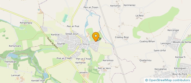 localisation de l'entreprise MADAME AUDREY BONNET  COAT-MEAL