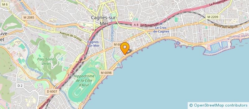 localisation de l'entreprise MADAME AUDREY BONNET  CAGNES-SUR-MER