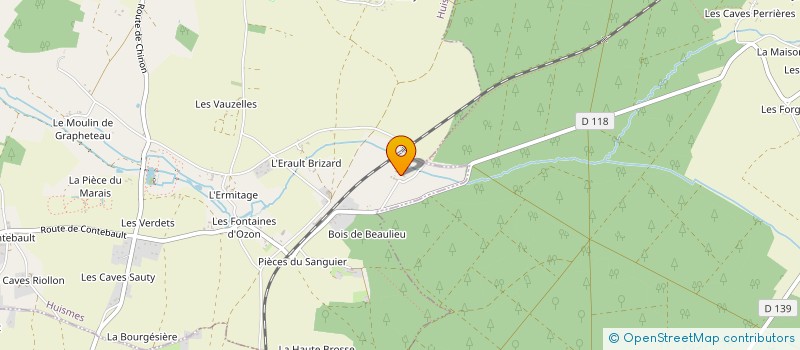 localisation de l'entreprise MADAME AUDREY BONNET  HUISMES