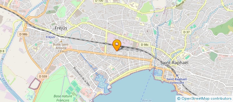 localisation de l'entreprise MADAME AUDREY BONO à FREJUS