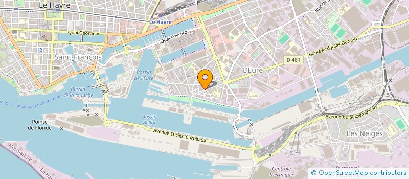 localisation de l'entreprise MADAME AUDREY BONTOUR  LE HAVRE