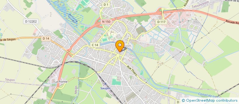 localisation de l'entreprise MADAME AUDREY BORDES  SAUJON