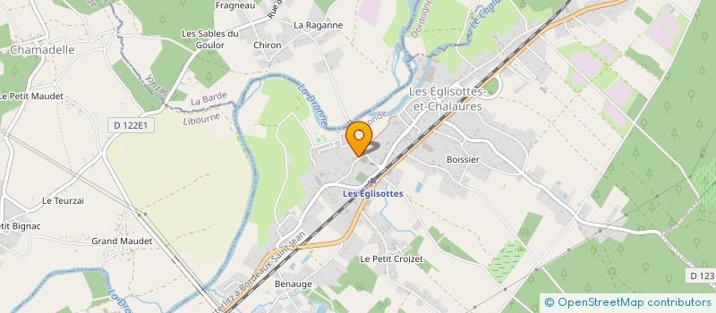 localisation de l'entreprise MADAME AUDREY BOUCHARD  SAINT-SEURIN-SUR-L'ISLE