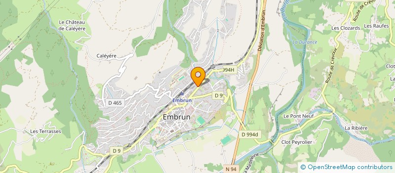 localisation de l'entreprise MADAME AUDREY BOUCHERIT  EMBRUN