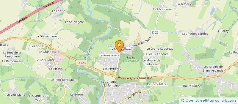 localisation de l'entreprise MADAME AUDREY BOUHIER  OUDON