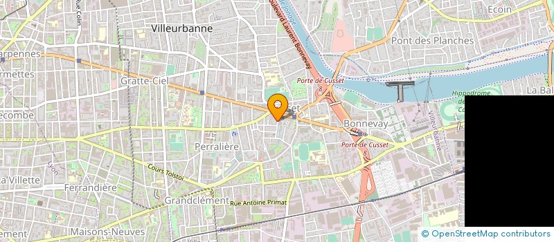 localisation de l'entreprise MADAME AUDREY BOURBON  VILLEURBANNE