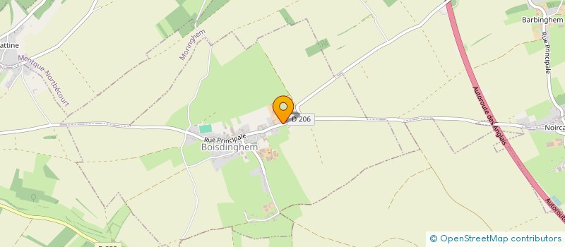 localisation de l'entreprise MADAME AUDREY BOURBON  BOISDINGHEM