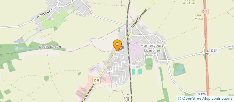 localisation de l'entreprise MADAME AUDREY BOURDAUD'HUI  BEAULIEU-LES-FONTAINES