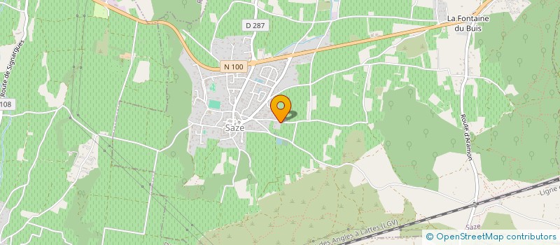 localisation de l'entreprise MADAME AUDREY BOURELLY  SAZE