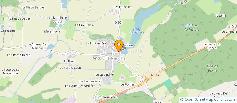 localisation de l'entreprise MADAME AUDREY BOURHIS  VIEUX-VY-SUR-COUESNON