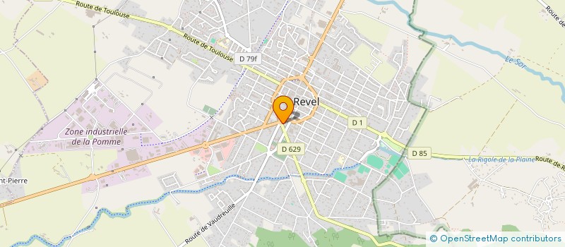 localisation de l'entreprise MADAME AUDREY BOUSQUET  REVEL