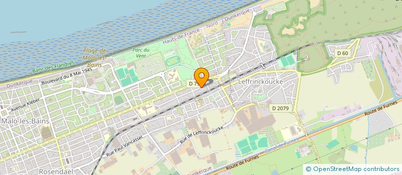 localisation de l'entreprise MADAME AUDREY BOUTELEUX à DUNKERQUE