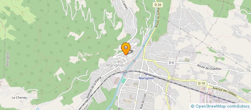 localisation de l'entreprise MADAME AUDREY BOUVET  MARIGNIER