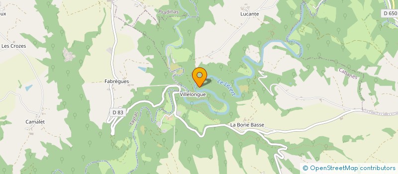 localisation de l'entreprise MADAME AUDREY BOUYSSI  CABANES