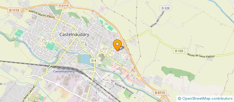 localisation de l'entreprise MADAME AUDREY BOYA  CASTELNAUDARY