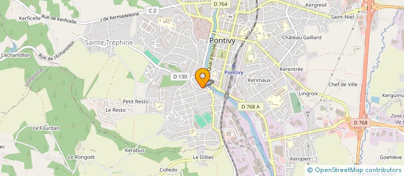 localisation de l'entreprise MADAME AUDREY BOYER  PONTIVY