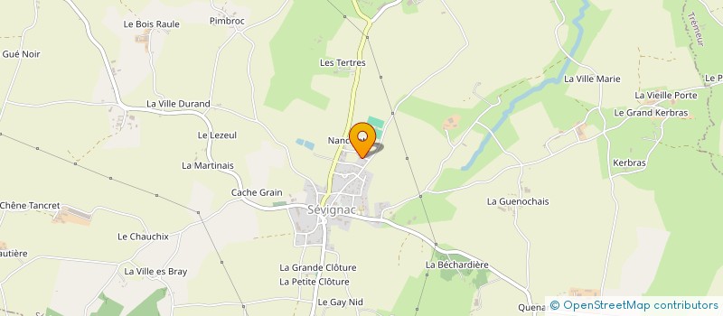 localisation de l'entreprise MADAME AUDREY BRAKHA  SEVIGNAC