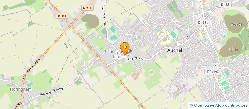 localisation de l'entreprise MADAME AUDREY BREDELLE  CAUCHY-A-LA-TOUR