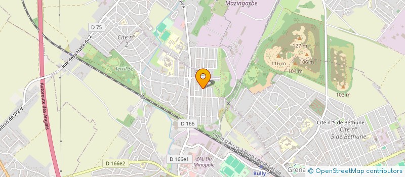 localisation de l'entreprise MADAME AUDREY BREUVART  BULLY-LES-MINES