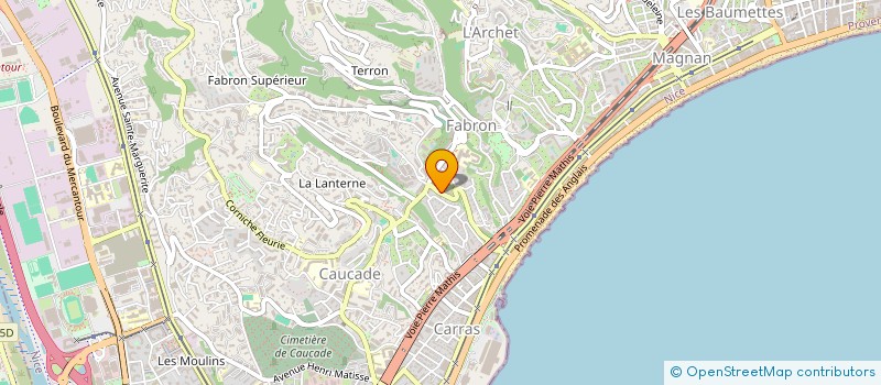 localisation de l'entreprise MADAME AUDREY BROSSET  NICE