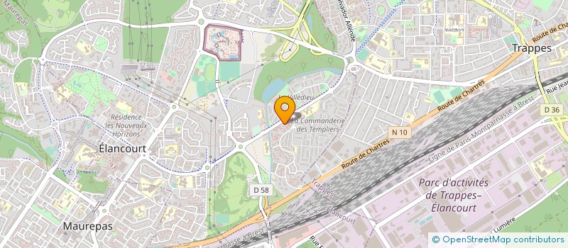 localisation de l'entreprise MADAME AUDREY BROUHAN  ELANCOURT