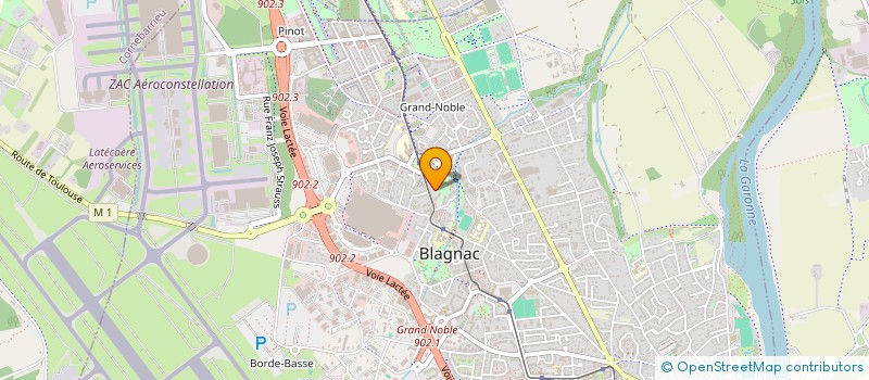 localisation de l'entreprise MADAME AUDREY BROUILLAUD à BLAGNAC