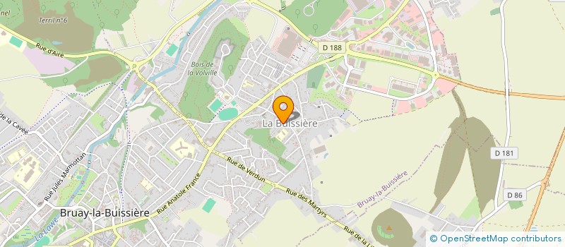 localisation de l'entreprise MADAME AUDREY BRUCHET  BRUAY-LA-BUISSIERE