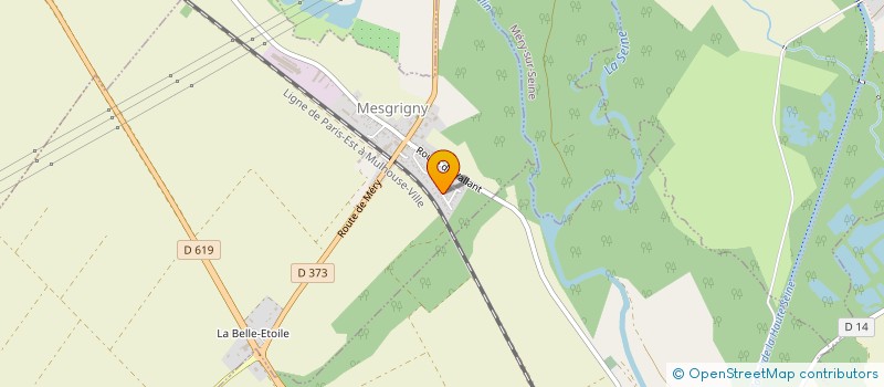 localisation de l'entreprise MADAME AUDREY BRULLE  MESGRIGNY