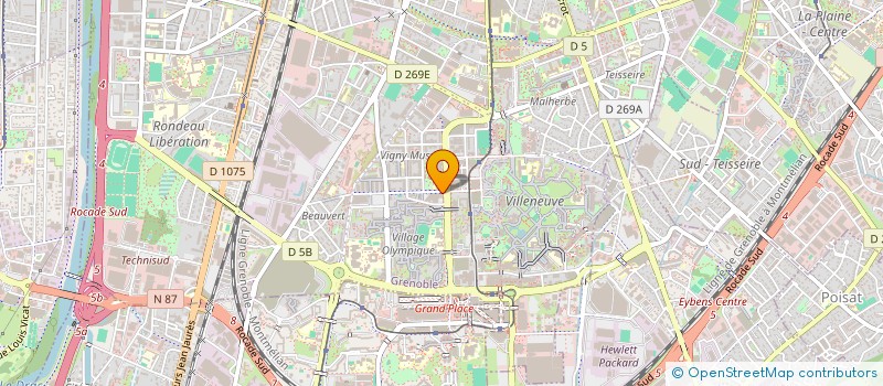 localisation de l'entreprise MADAME AUDREY BRUN  GRENOBLE