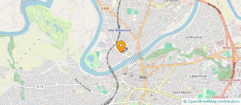 localisation de l'entreprise MADAME AUDREY BRUNAS à ALBI